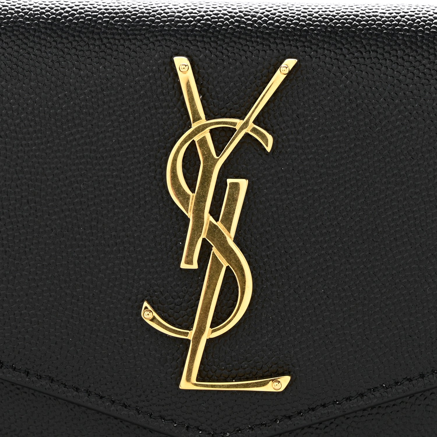 Saint Laurent Grain De Poudre Uptown Pouch Black 9 of 9