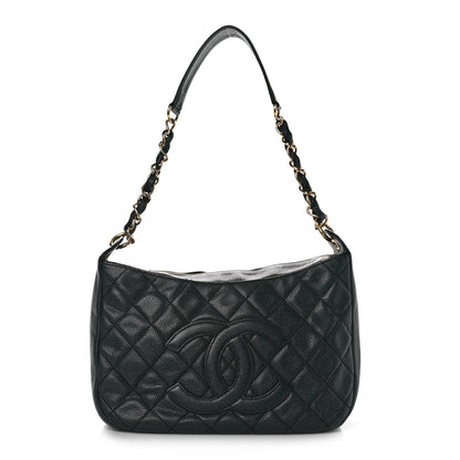 Chanel Caviar Quilted Timeless CC Shoulder Bag Black 1 of 10