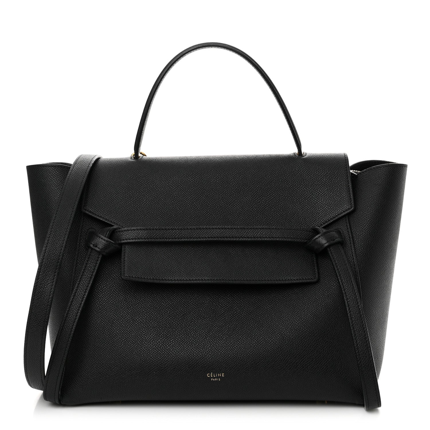 Celine Grained Calfskin Mini Belt Bag Black 1 of 13