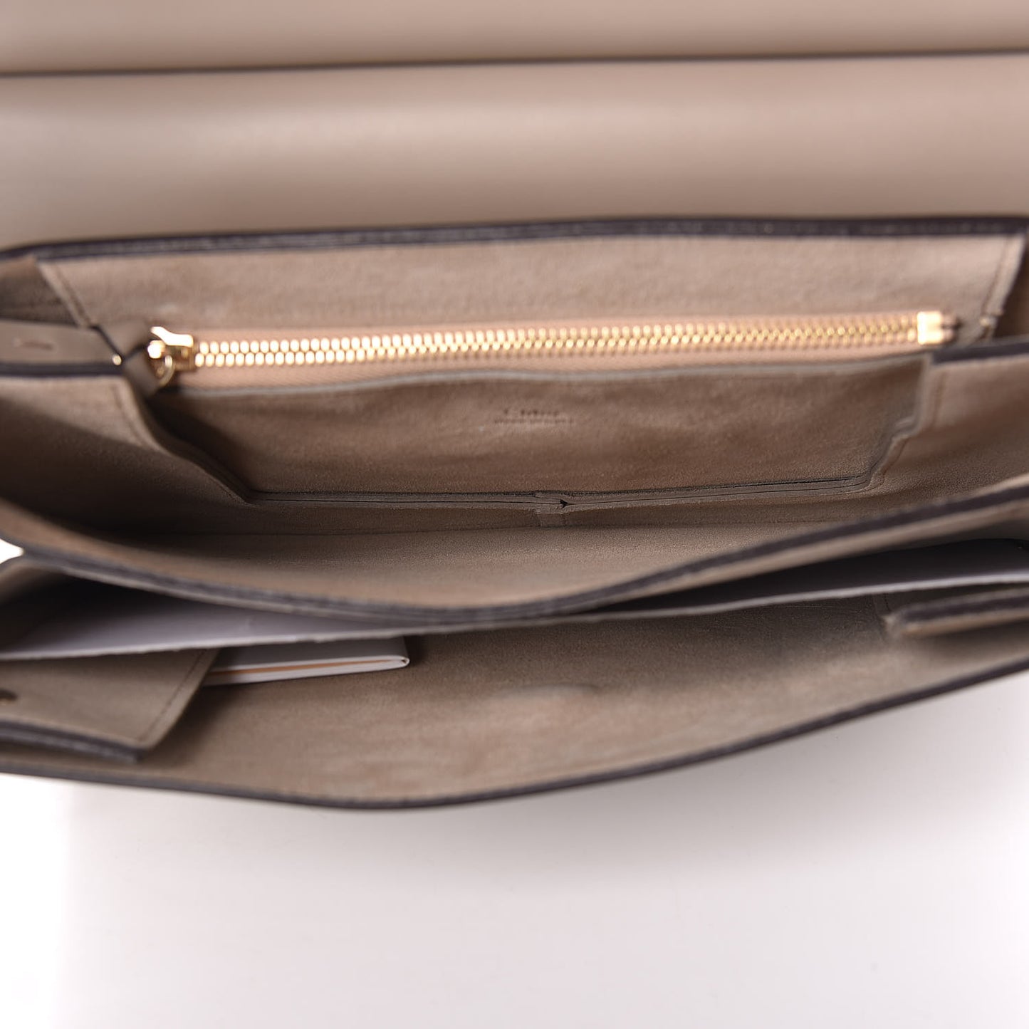 Calfskin Suede Medium Faye Shoulder Bag Motty Grey