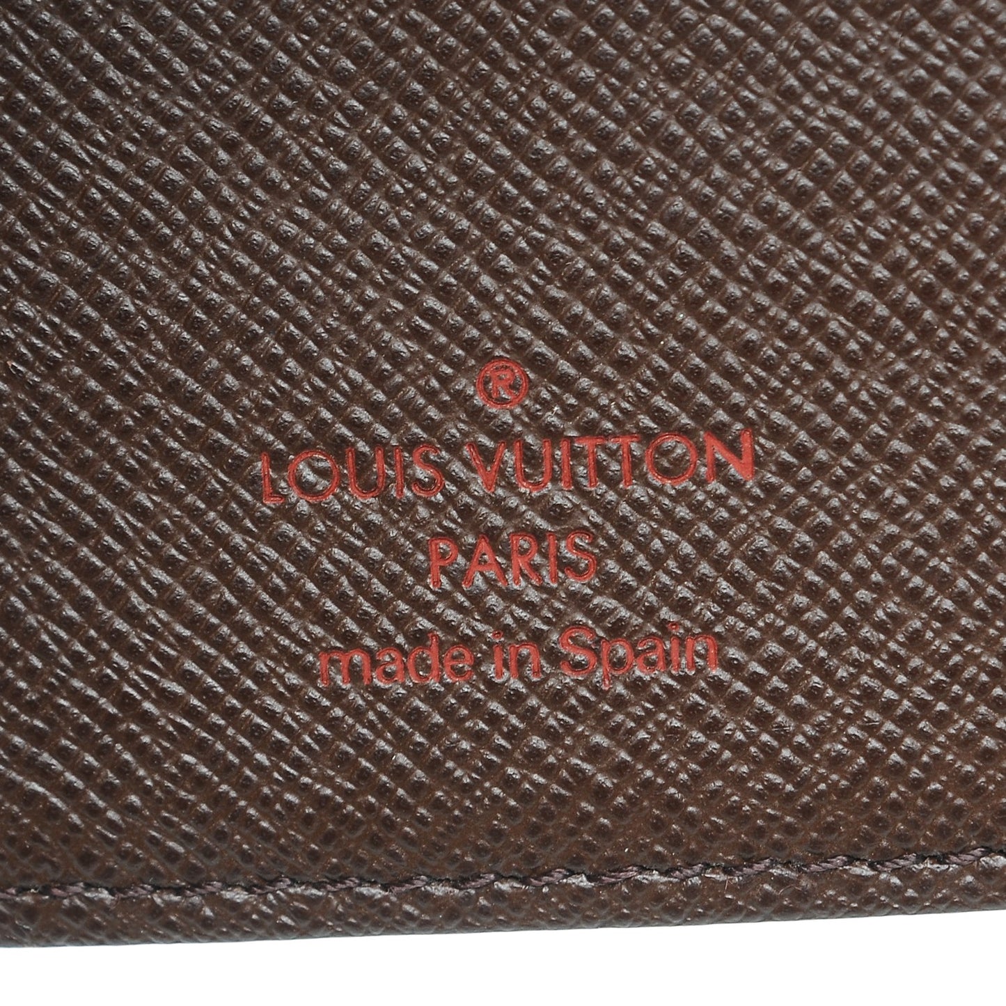 Damier Ebene Small Ring Agenda Cover