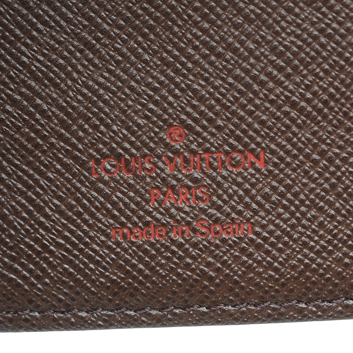 Louis Vuitton Damier Ebene Small Ring Agenda Cover 6 of 7