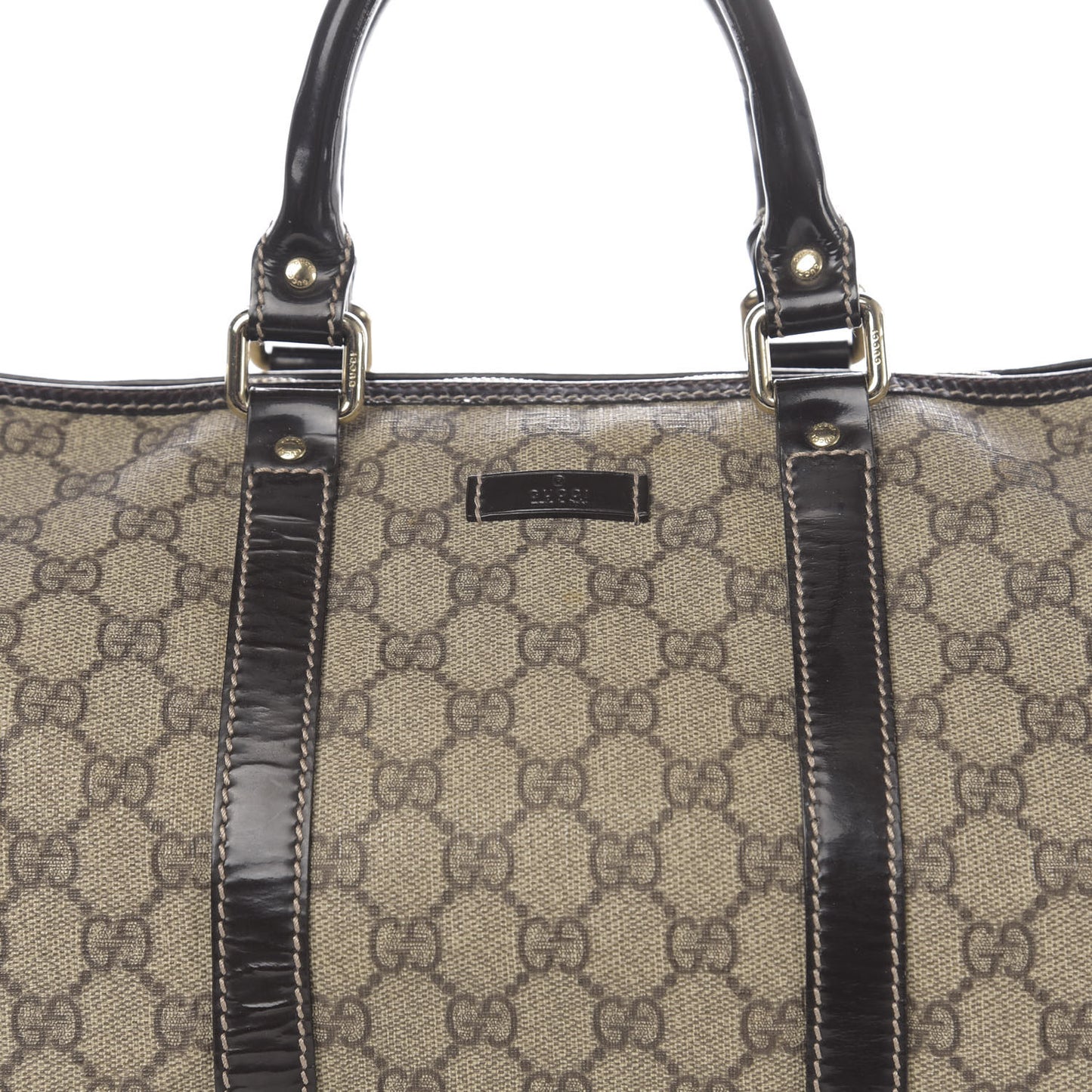 GG Plus Monogram Medium Joy Boston Dark Brown