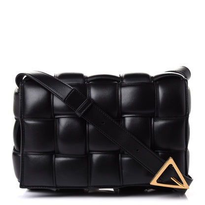 Bottega Veneta Nappa Maxi Intreccio Padded Cassette Crossbody Bag Black 1 of 9