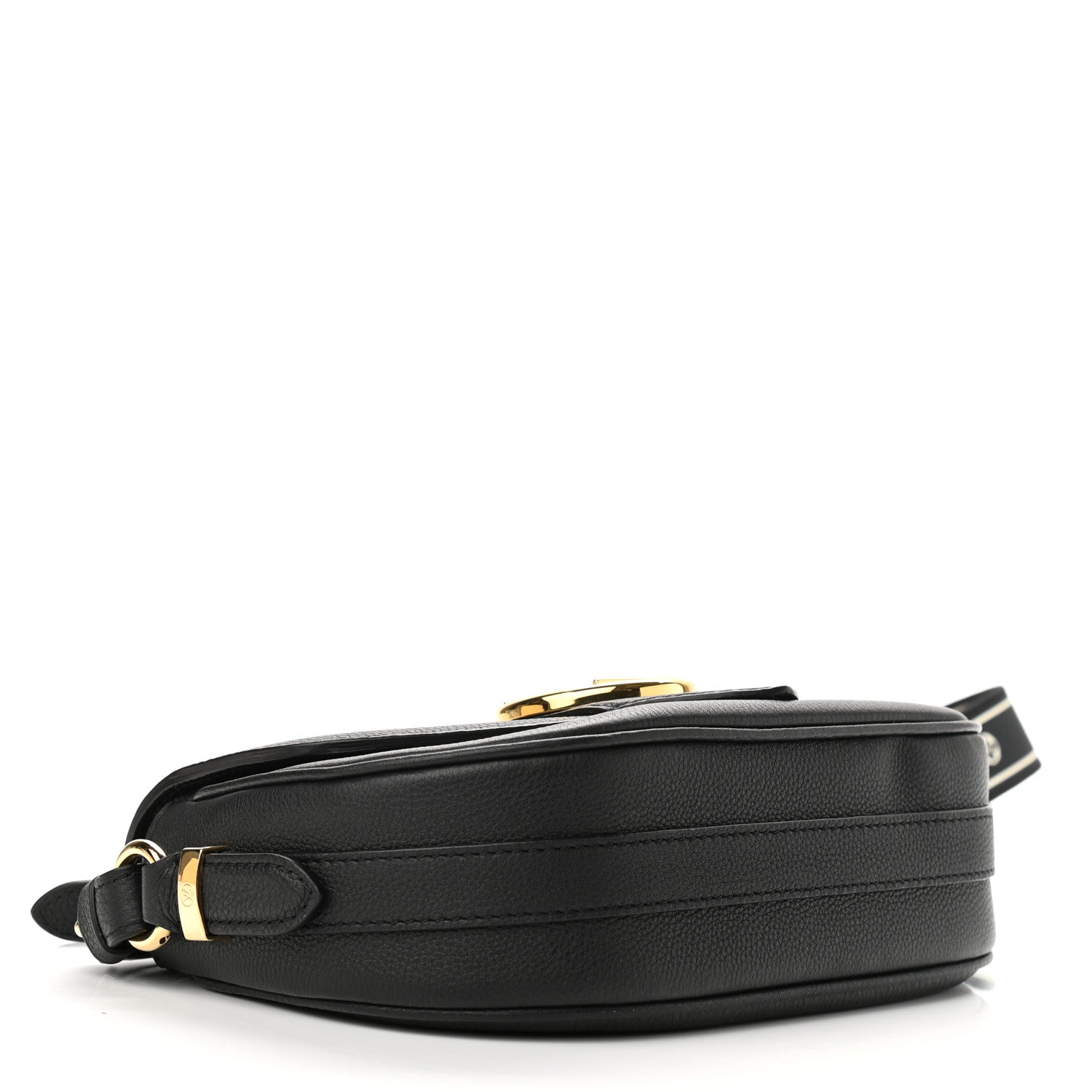 Louis Vuitton Grained Calfskin LV Pont 9 Soft MM Black 4 of 9