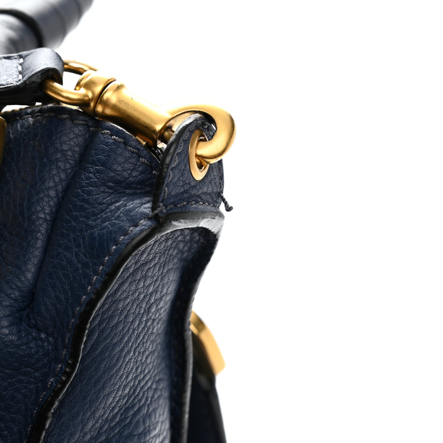 Calfskin Medium Marcie Satchel Blue