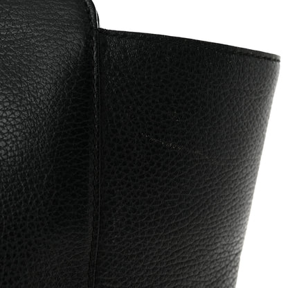 Gucci Pebbled Calfskin Medium Swing Tote Black 18 of 22
