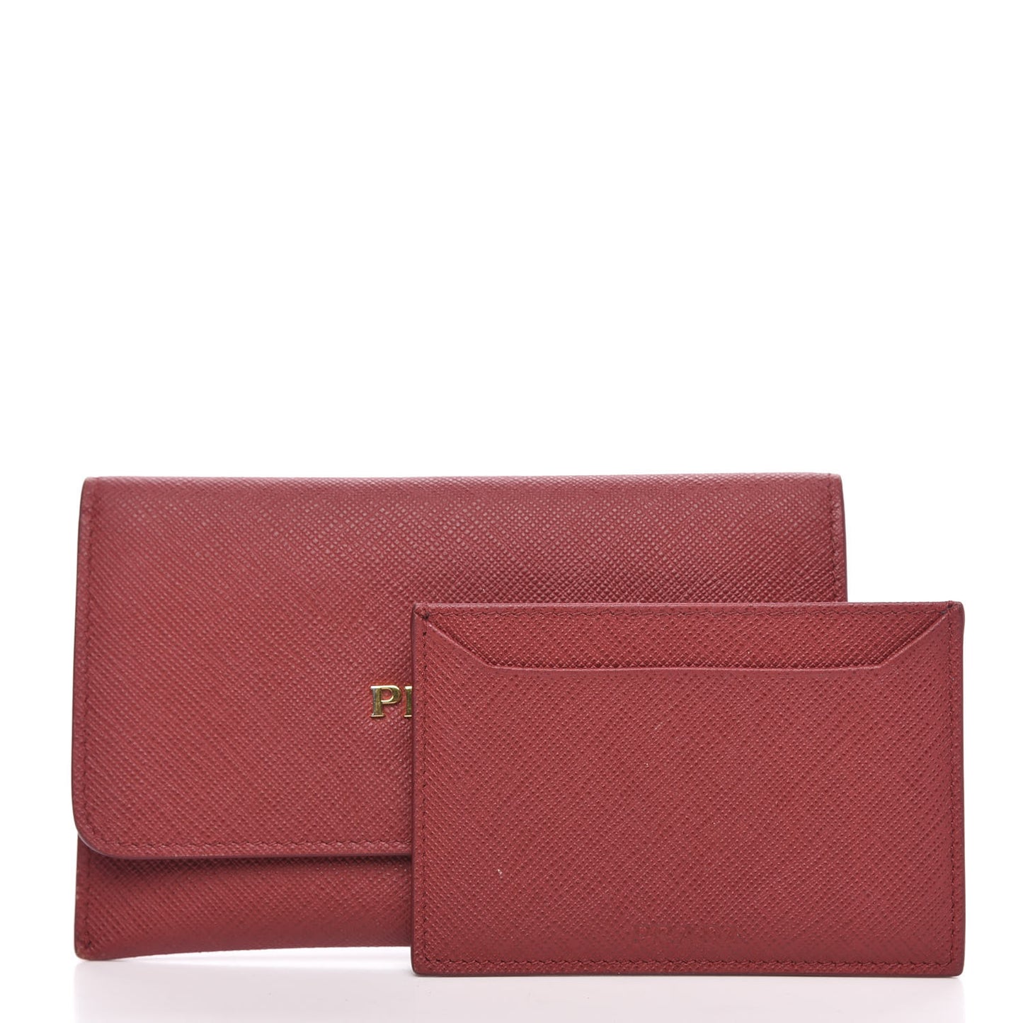 Saffiano Metal Flap Wallet Fuoco