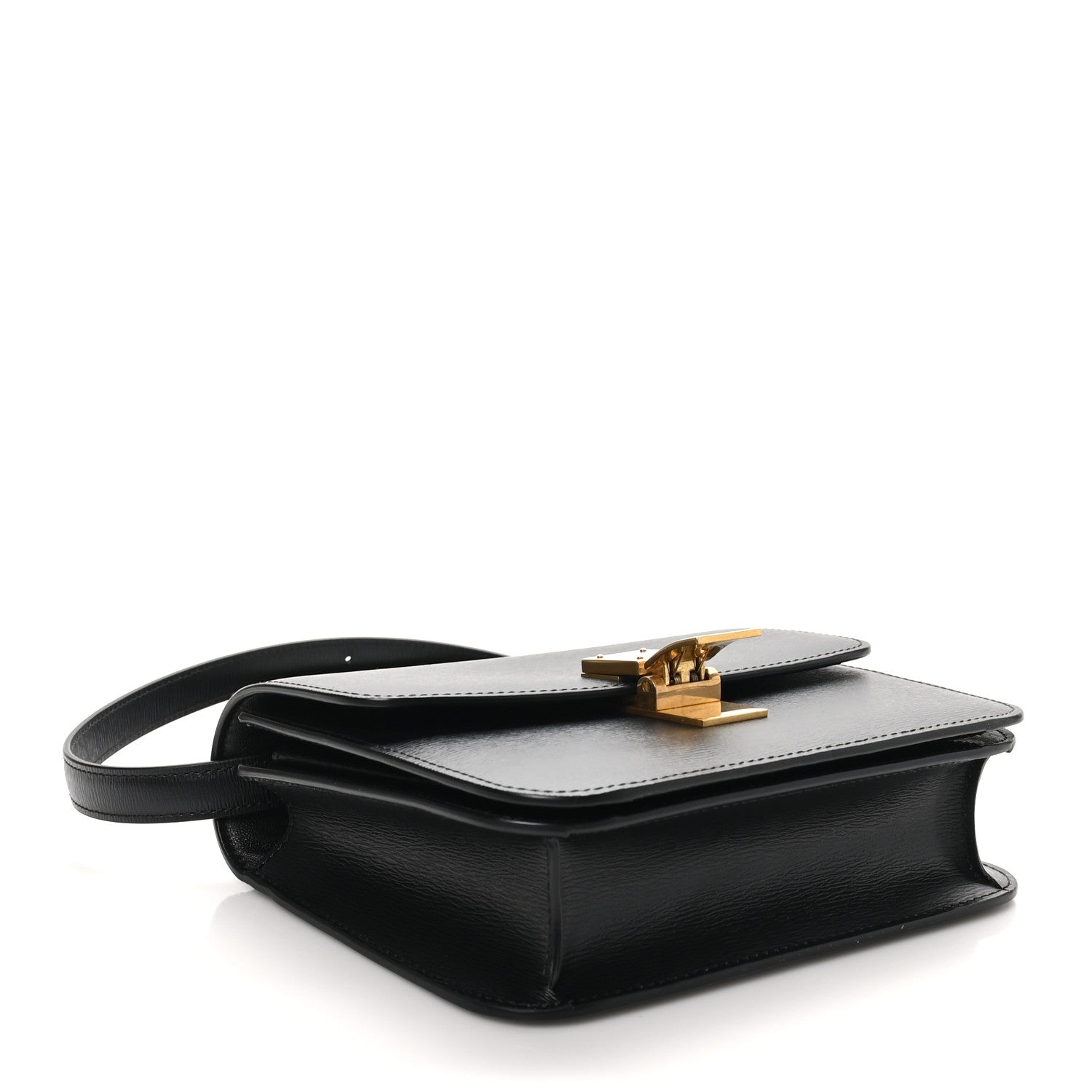 Celine Liege Calfskin Teen Classic Box Flap Bag Black 4 of 9