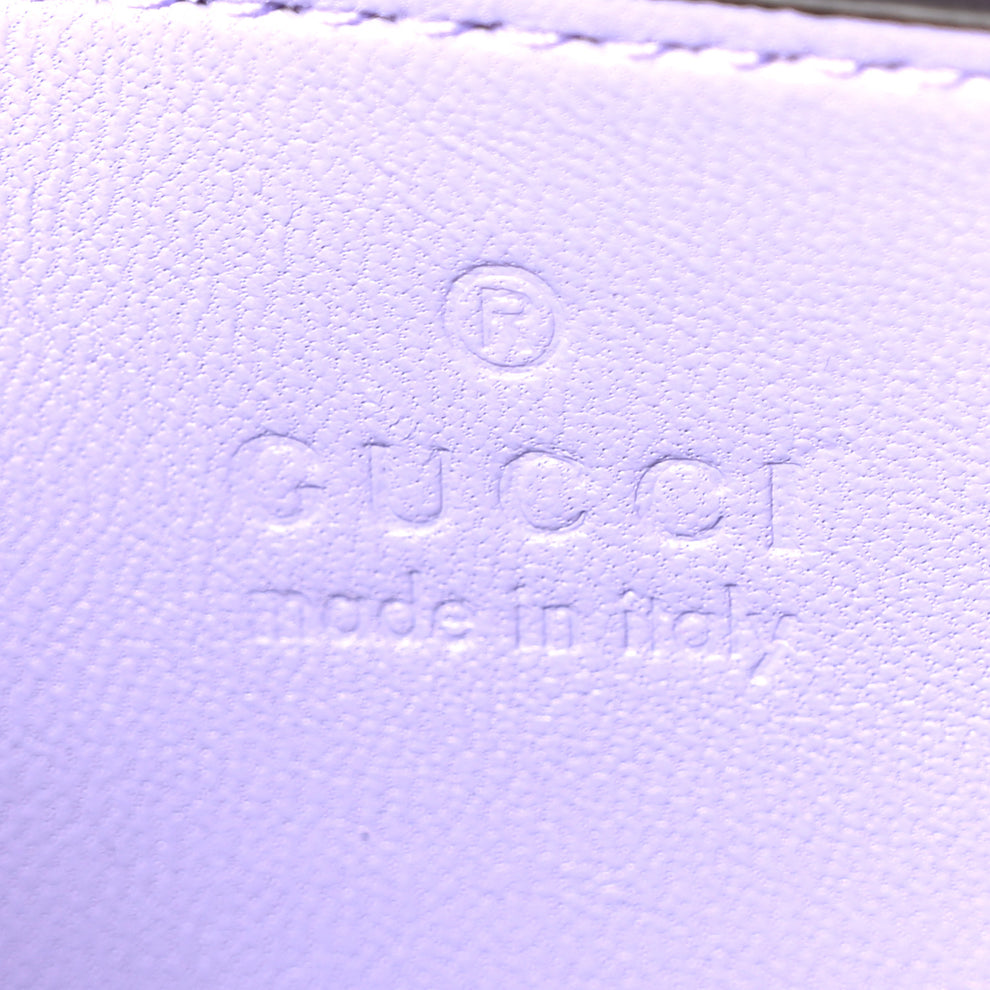 Gucci Lambskin Matelasse Small GG Marmont Shoulder Bag Lapis 1998423 ...