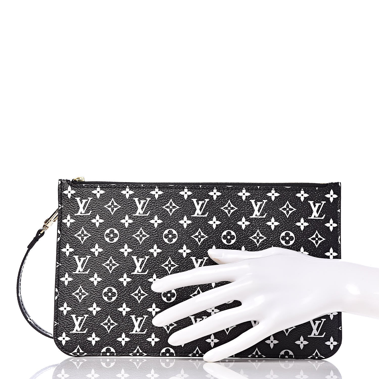 Louis Vuitton Monogram Giant Jungle Neverfull MM GM Pochette Black 2 of 8