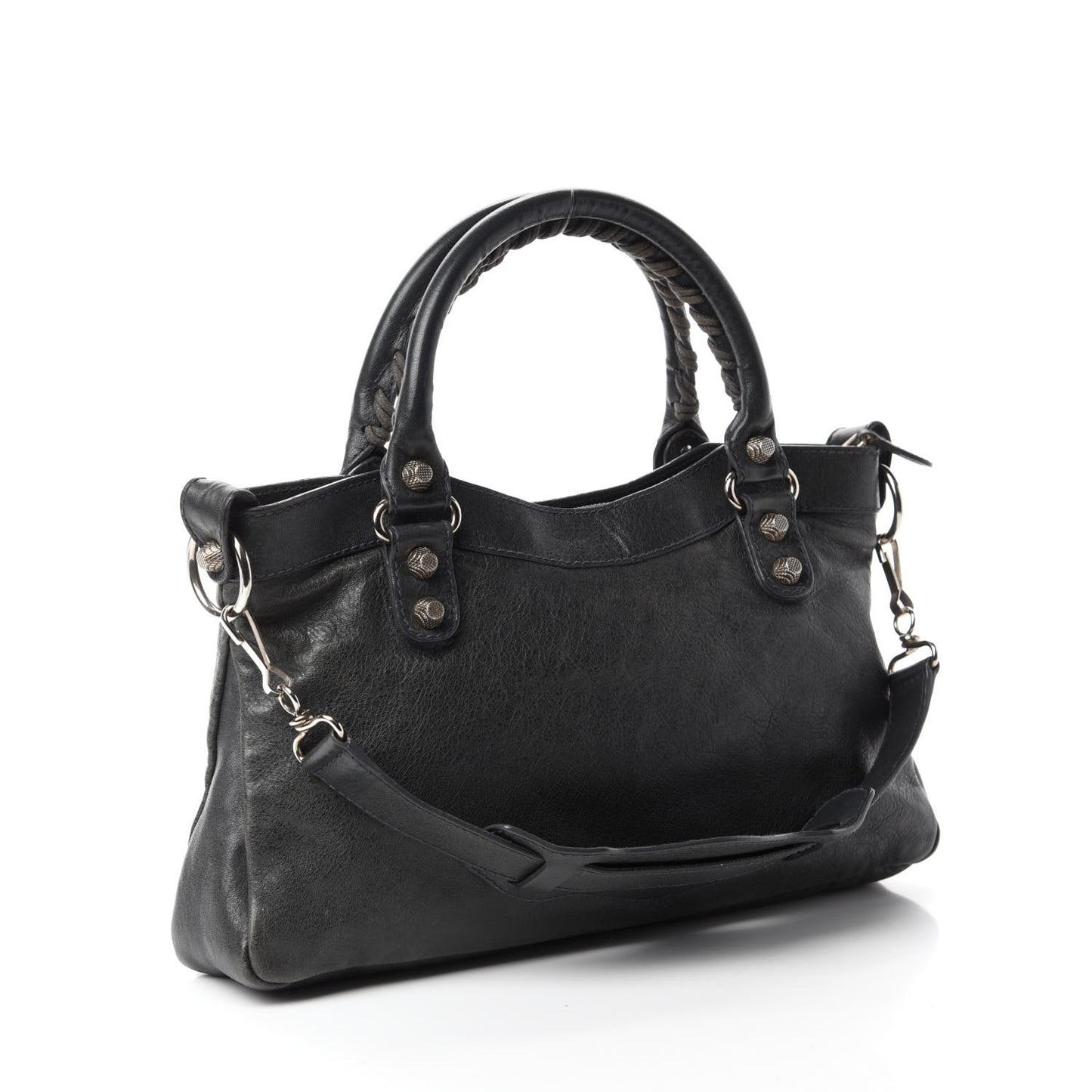Agneau Giant 12 Rose Gold Hardware First Anthracite