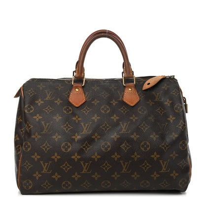 Louis Vuitton Monogram Speedy 35 1 of 17