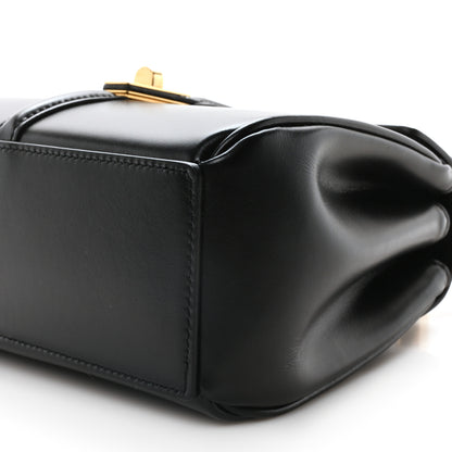 Celine Satinated Calfskin Mini 16 Top Handle Bag Black 10 of 10