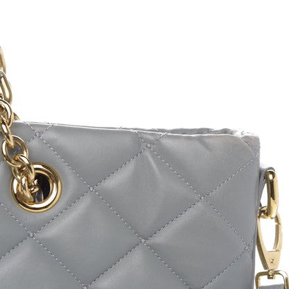 Dolce & Gabbana Lambskin Quilted Tote Grey 15 of 16