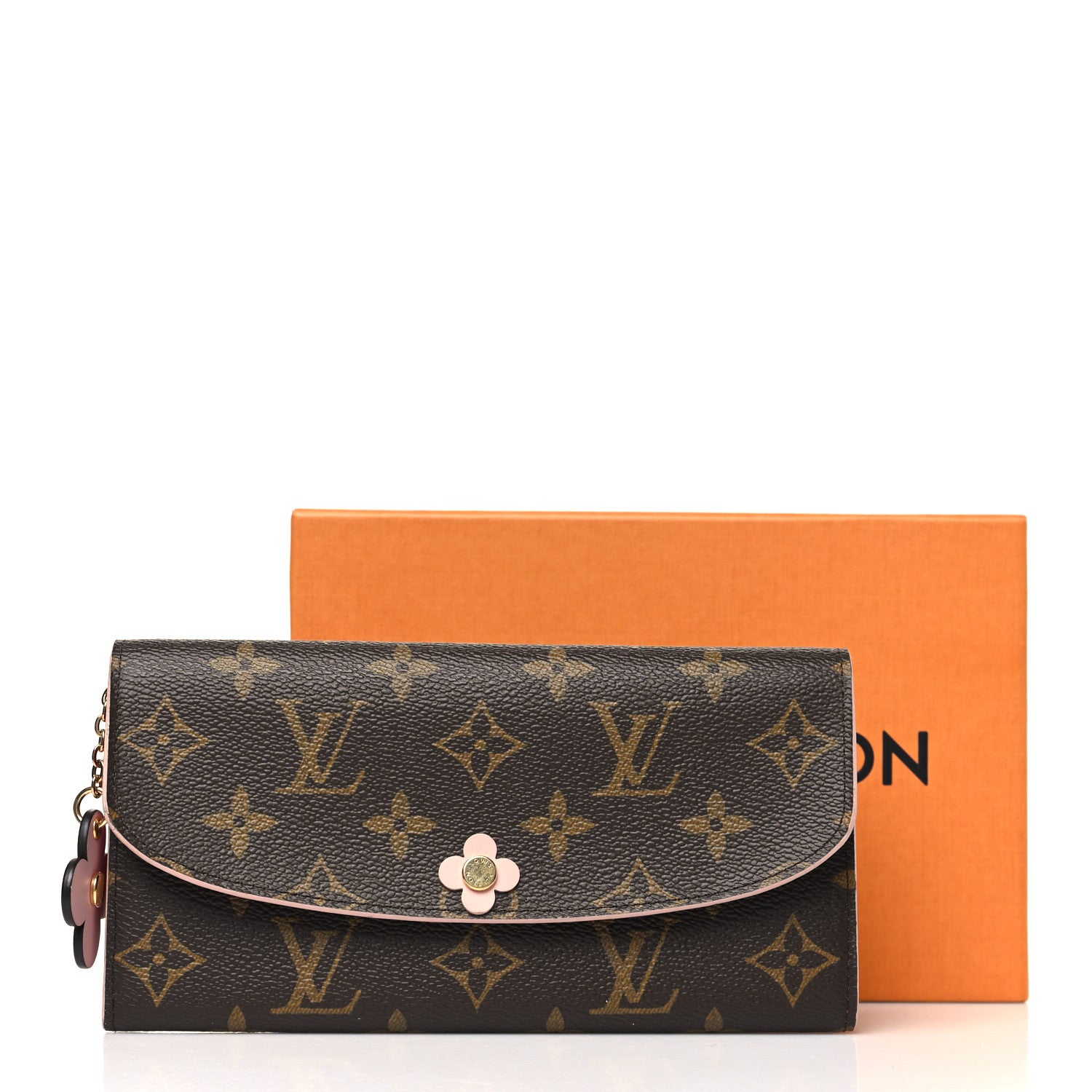 Louis Vuitton Monogram Bloom Flower Emilie Wallet Fuchsia 10 of 10