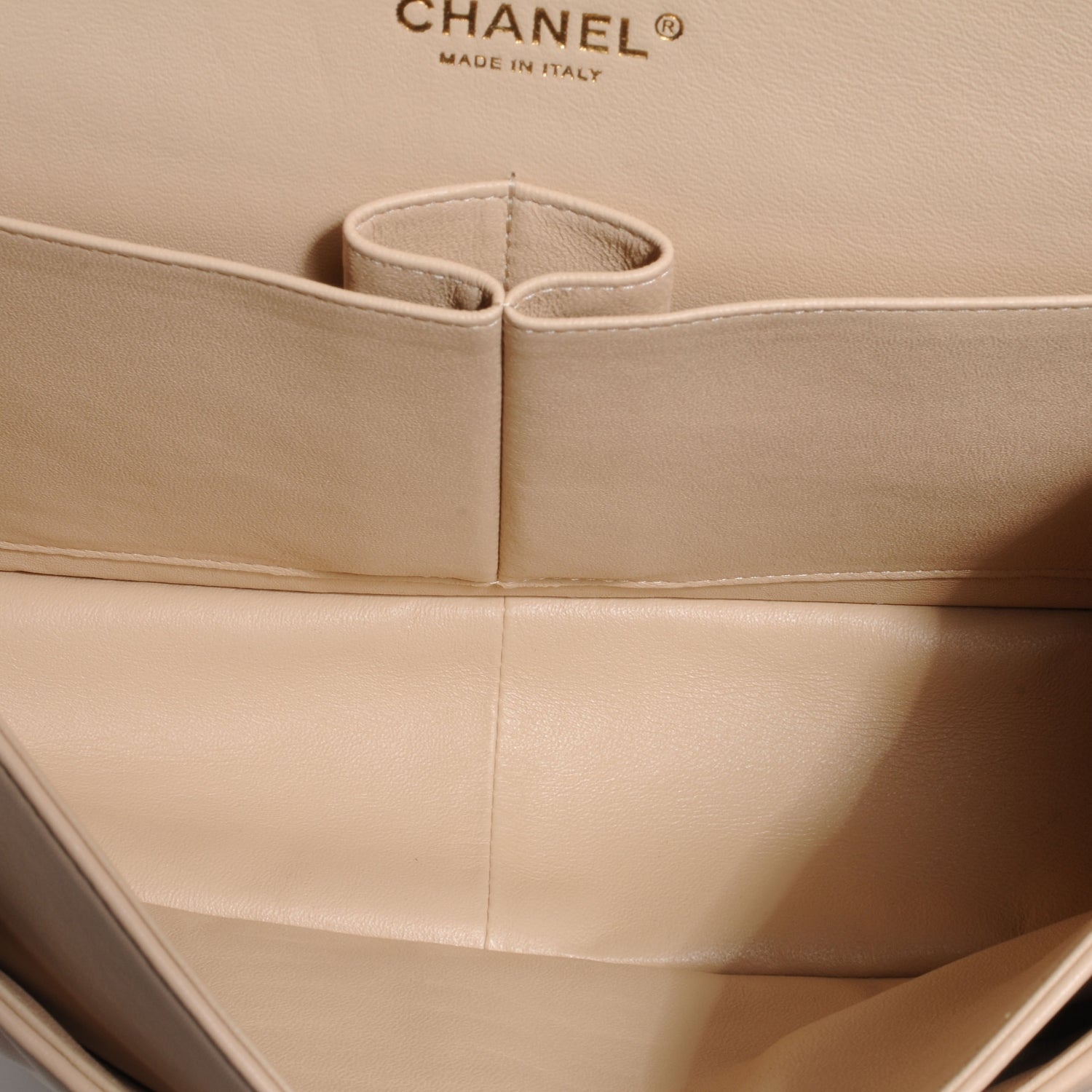Chanel Lambskin Jumbo Double Flap Beige Clair 7 of 8