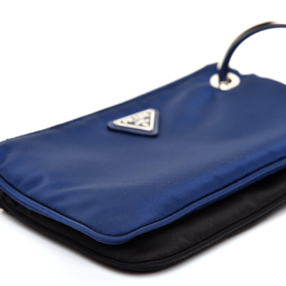 Prada Tessuto Nylon Pouch Set Royal Black 7 of 14