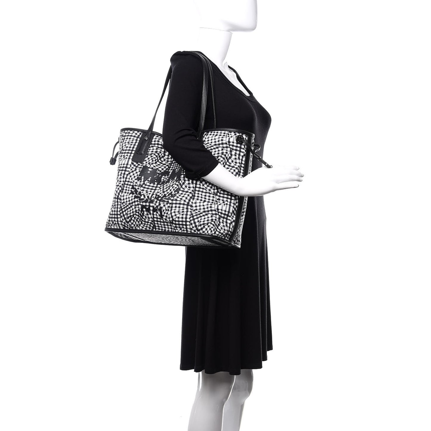 Visetos Medium Liz Reversible Shopper Tote Black