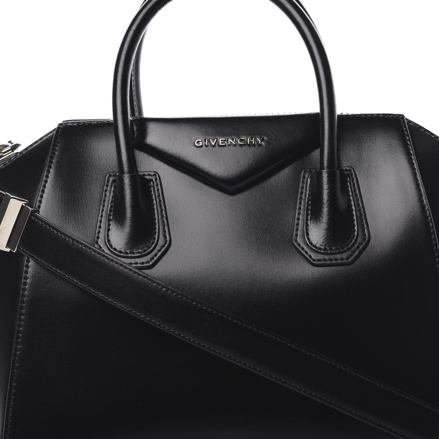 Givenchy Shiny Lord Calfskin Small Antigona Black 9 of 12
