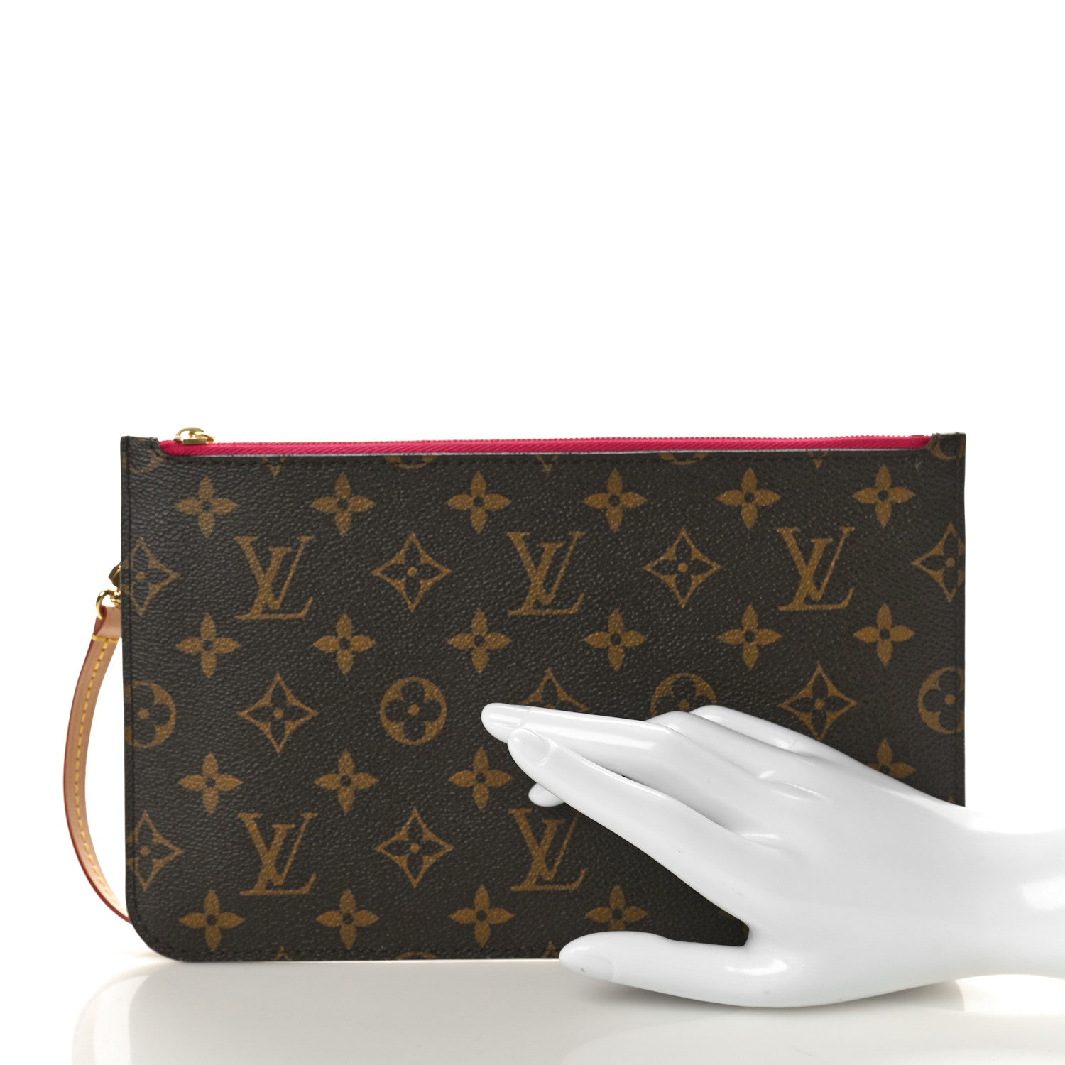 Louis Vuitton Monogram Neverfull MM GM Pochette Pivoine 2 of 7