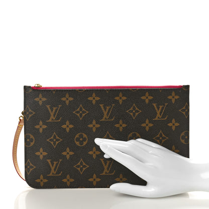 Louis Vuitton Monogram Neverfull MM GM Pochette Pivoine 2 of 7