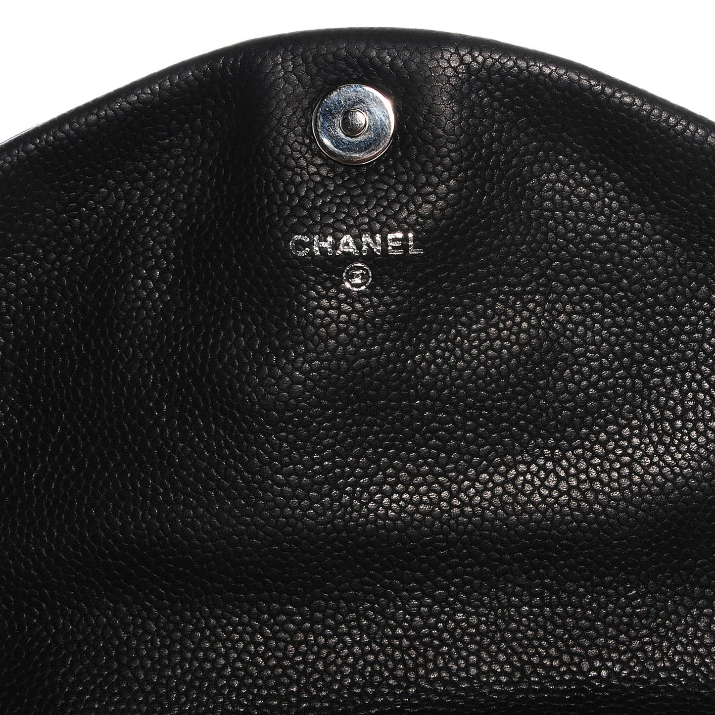 Caviar Half Moon Wallet On Chain WOC Black