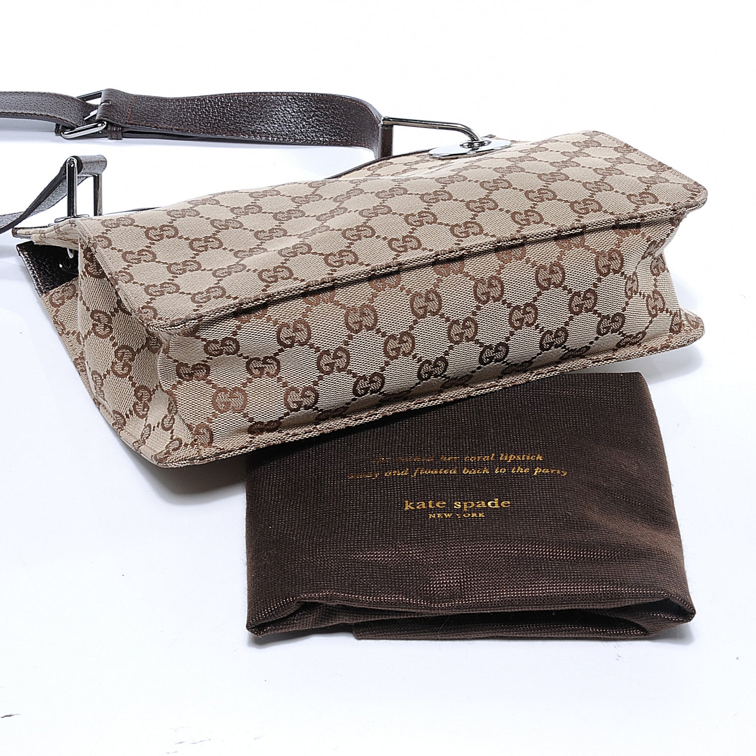 Gucci Monogram Eclipse Messenger Bag 8 of 8