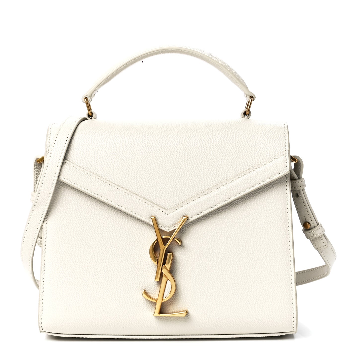 Grain de Poudre Mini Classic Monogram Cassandra Top Handle Vintage White