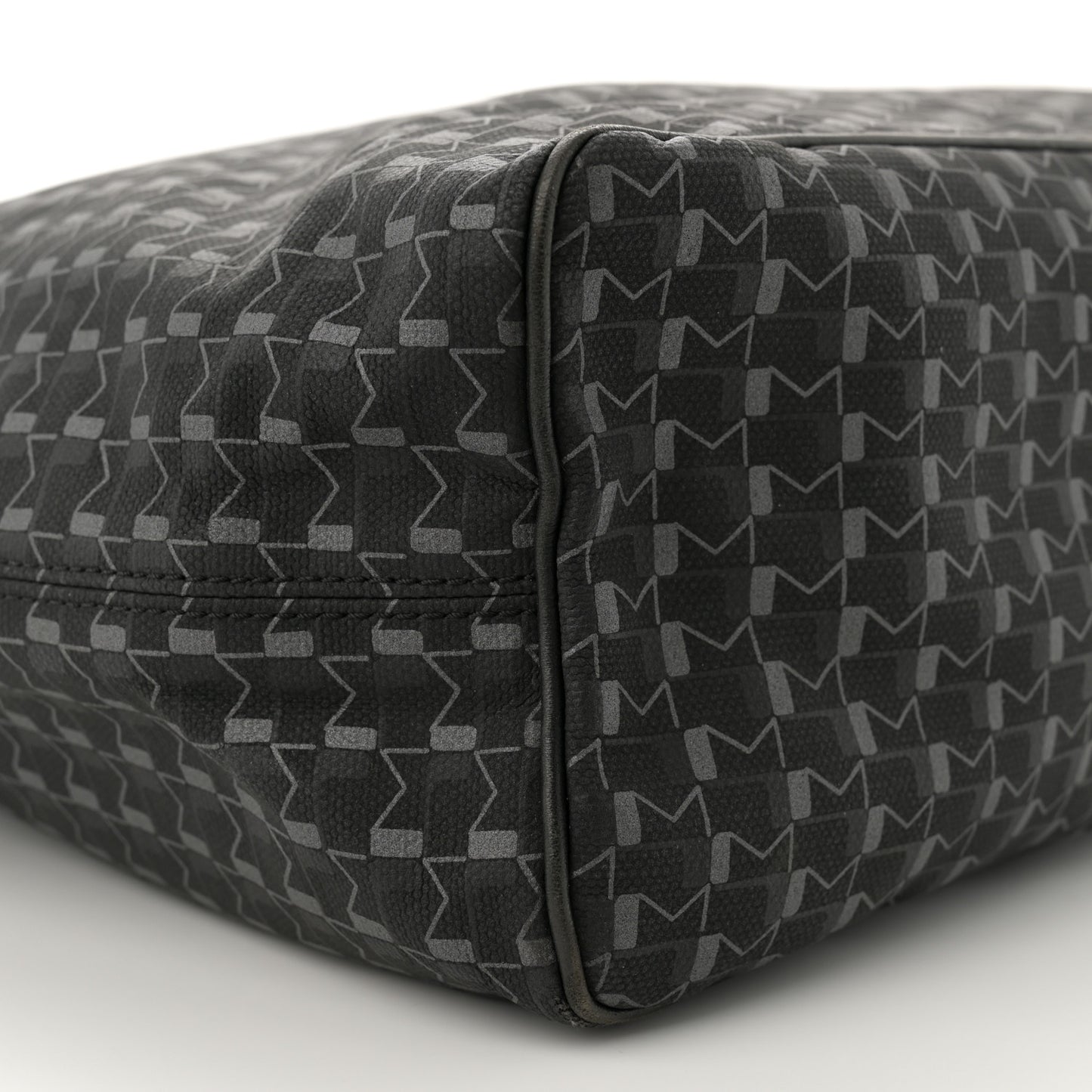 Calfskin Canvas 1920 M Monogram MM Tote Black