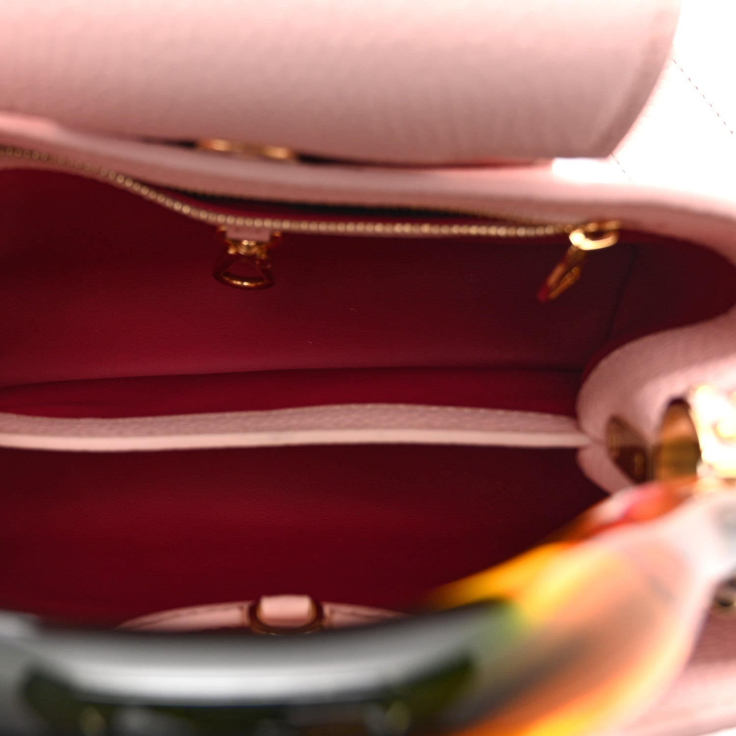 Louis Vuitton Taurillon Resin Murano Capucines BB Rose Jasmin 6 of 10