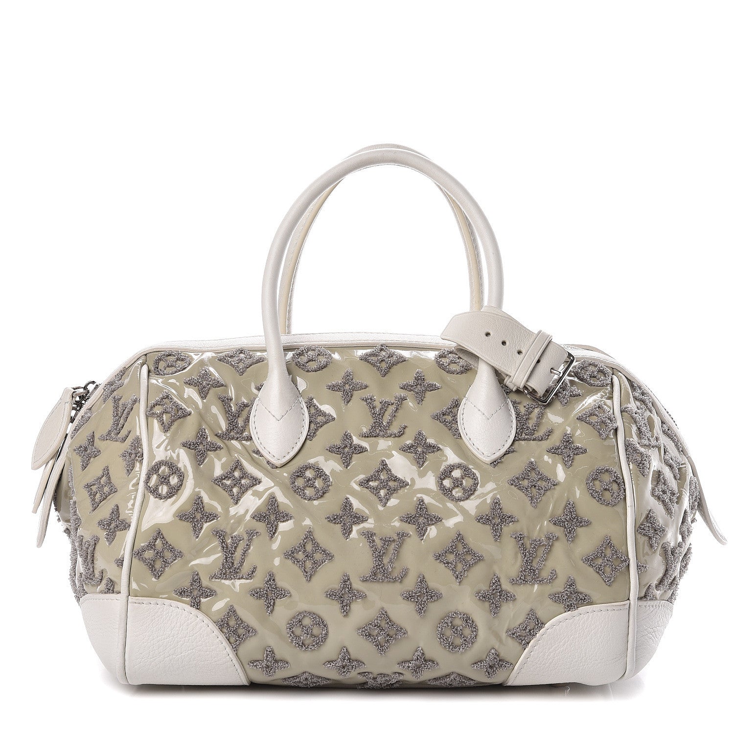 Louis Vuitton Monogram Bouclettes Speedy Round Perle 1 of 9