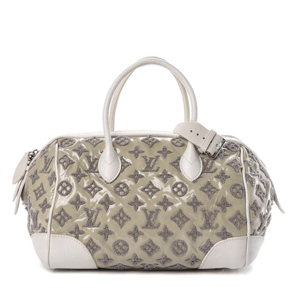 Louis Vuitton Monogram Bouclettes Speedy Round Perle 1 of 9