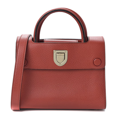 Christian Dior Grained Calfskin Mini Diorever Flap Ruby Red 1 of 7