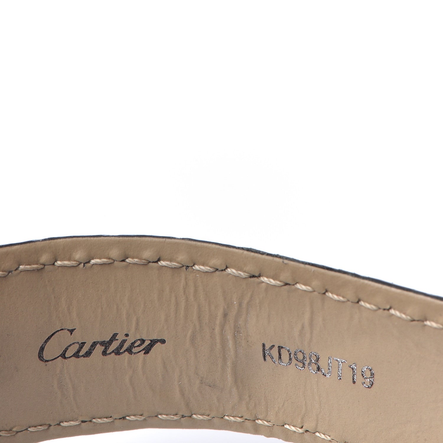 Cartier Stainless Steel Alligator 27mm Tank Solo Quartz Watch 7 of 8