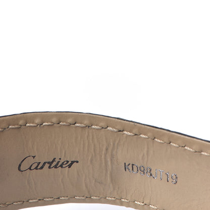 Cartier Stainless Steel Alligator 27mm Tank Solo Quartz Watch 7 of 8