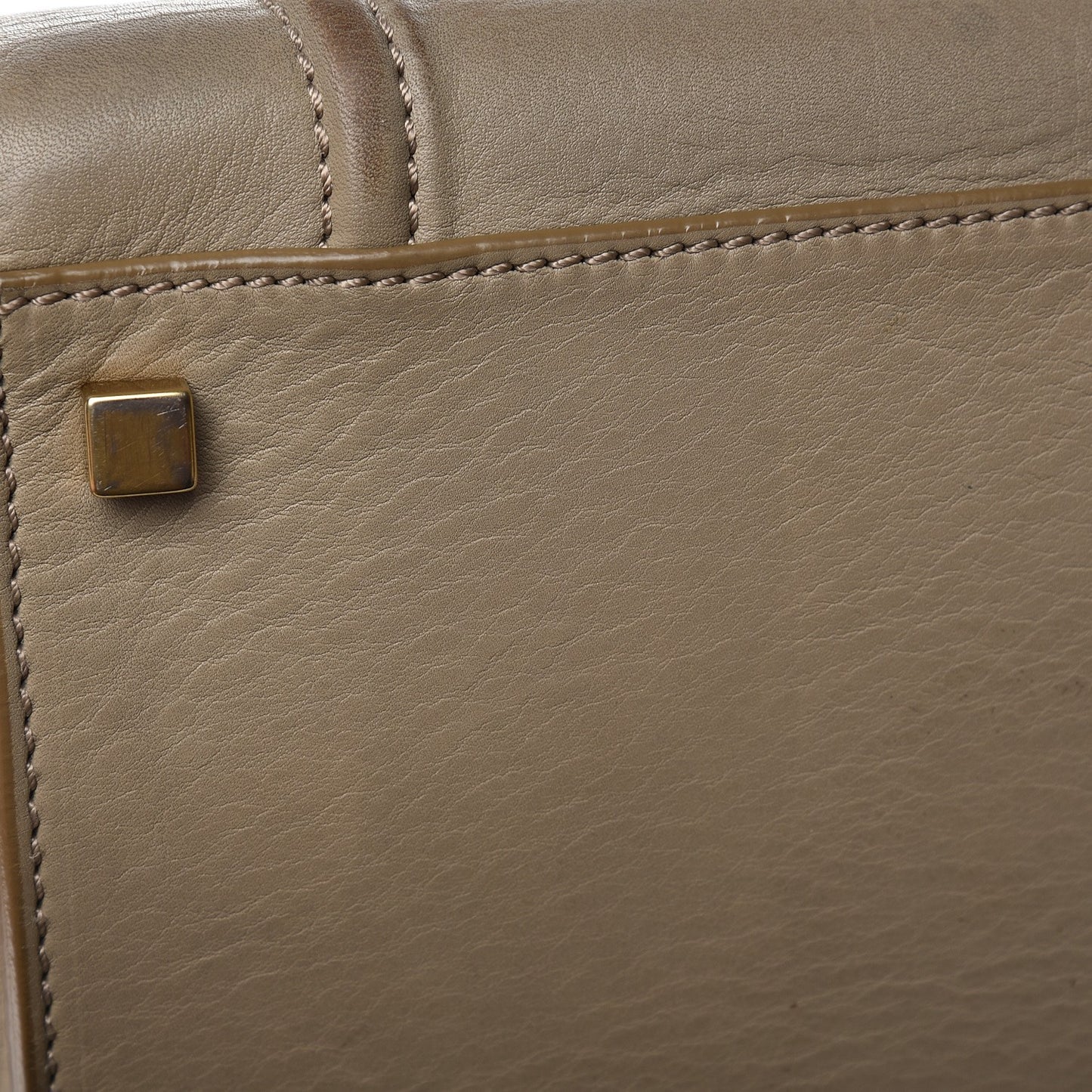 Supple Calfskin Medium Phantom Luggage Beige