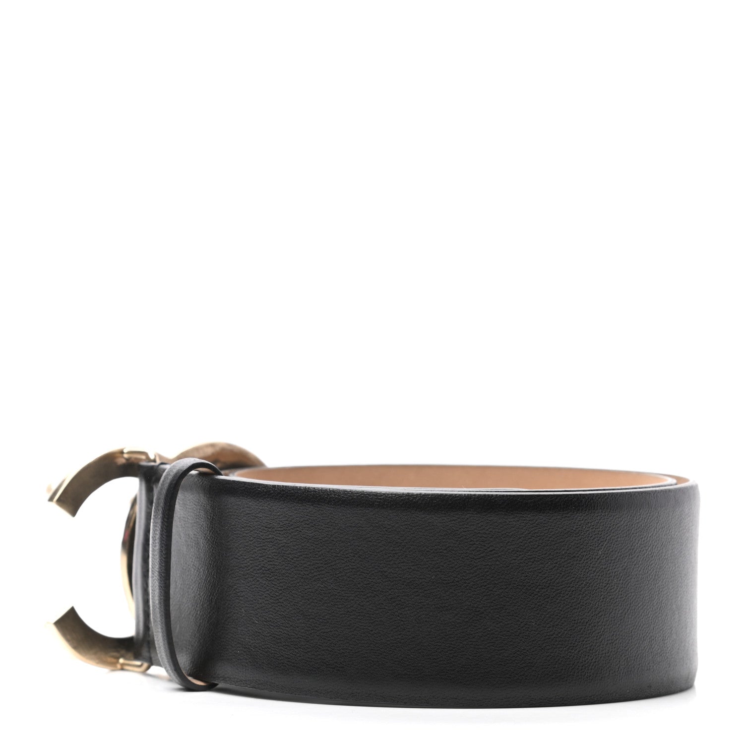 Chanel Lambskin Pearl CC Belt 75 Black 2 of 3