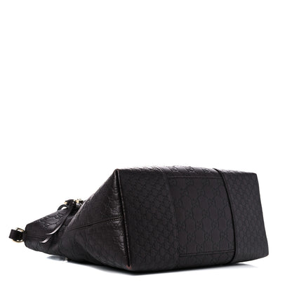 Gucci Guccissima Medium Bree Foldover Tote Chocolate 4 of 22