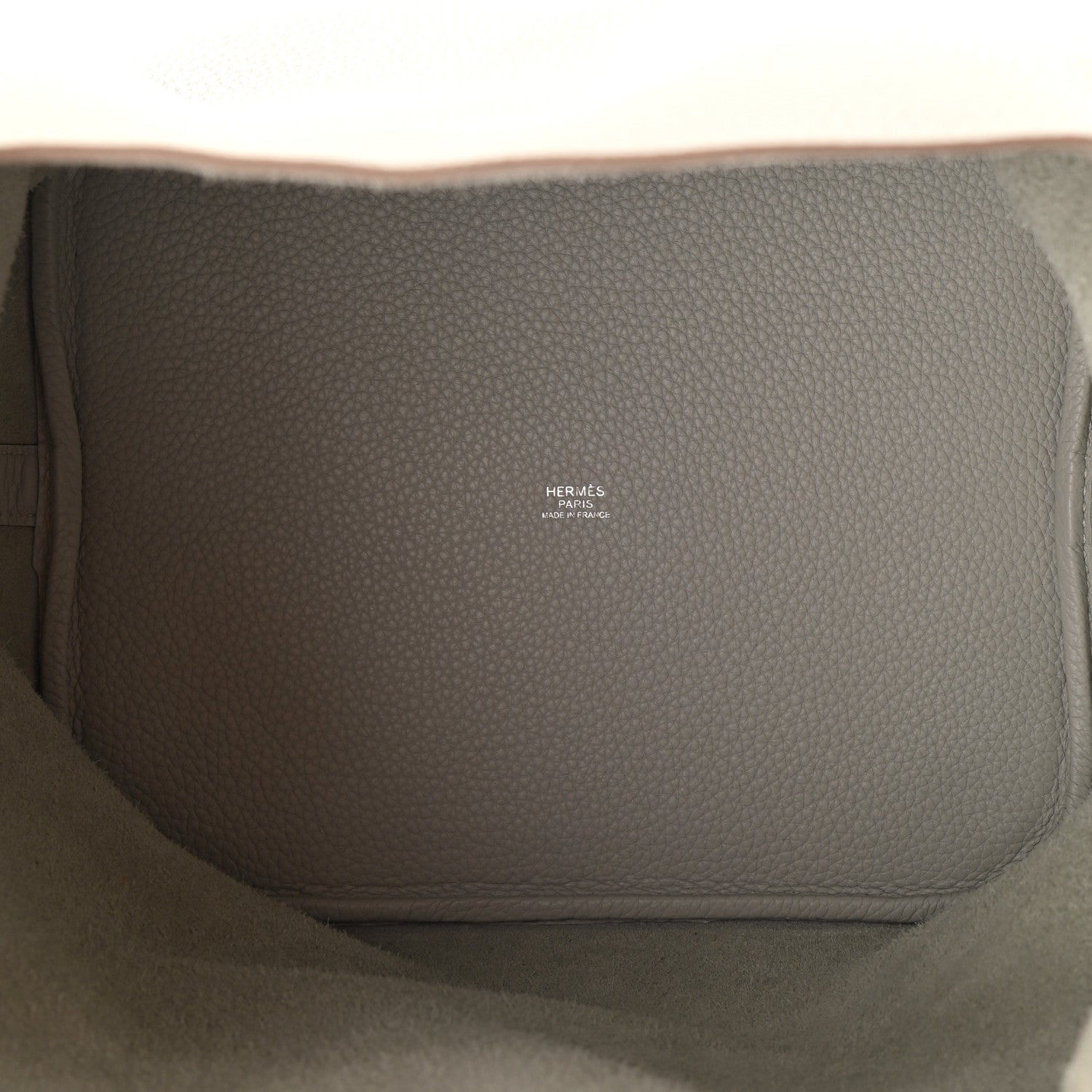 Hermes Taurillon Clemence Picotin Lock 26 GM Gris Perle 5 of 11