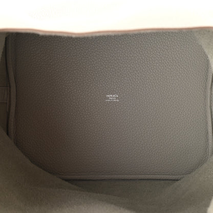 Hermes Taurillon Clemence Picotin Lock 26 GM Gris Perle 5 of 11