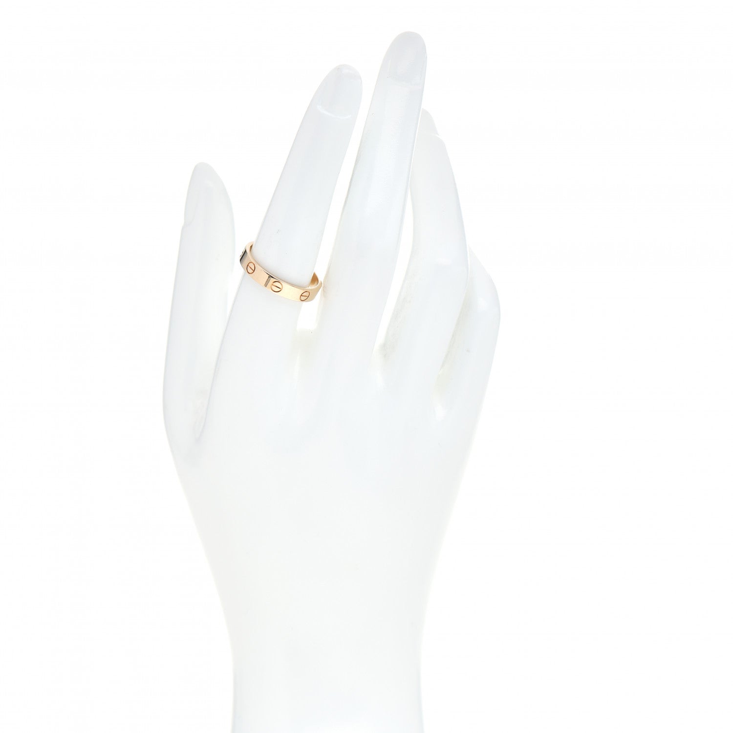 Cartier 18K Yellow Gold 3.5mm LOVE Wedding Band Ring 57 8 2 of 4