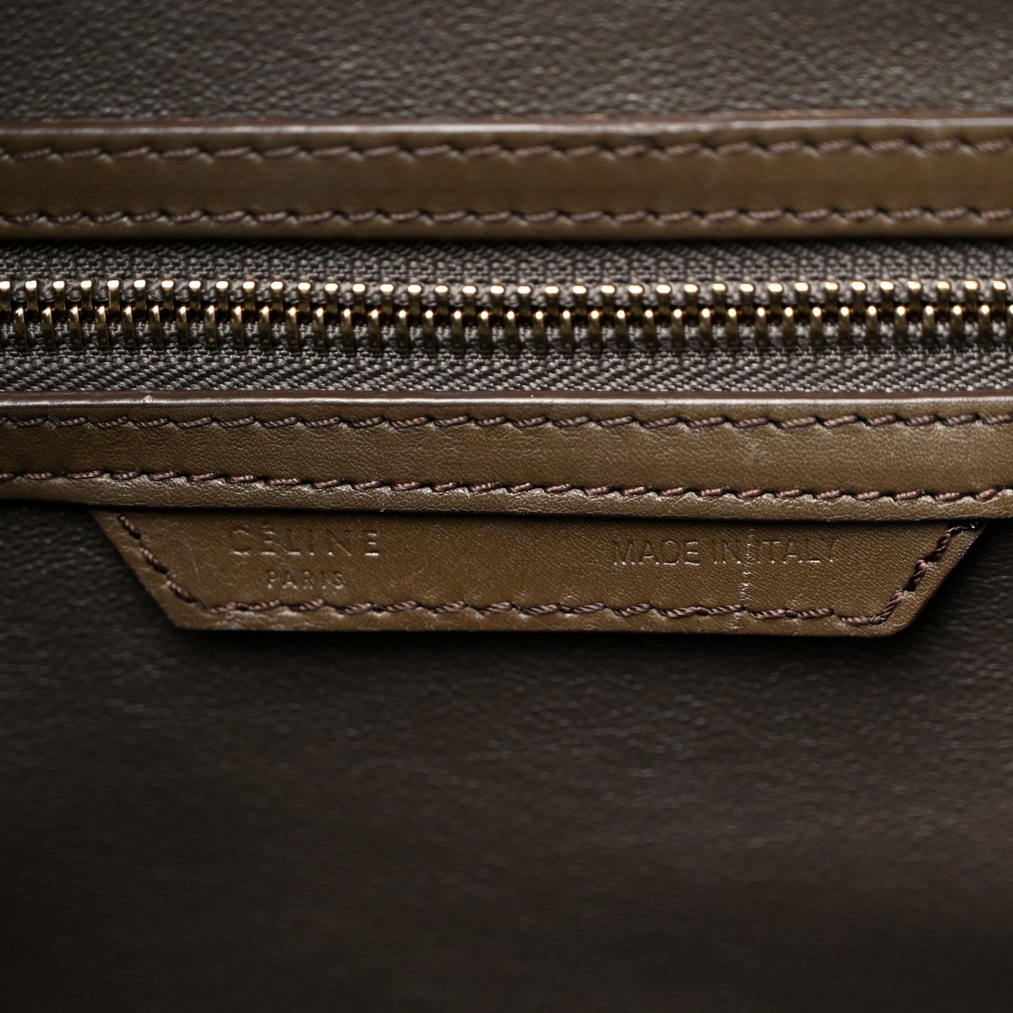 Satin Calfskin Mini Tri-Color Luggage Camel
