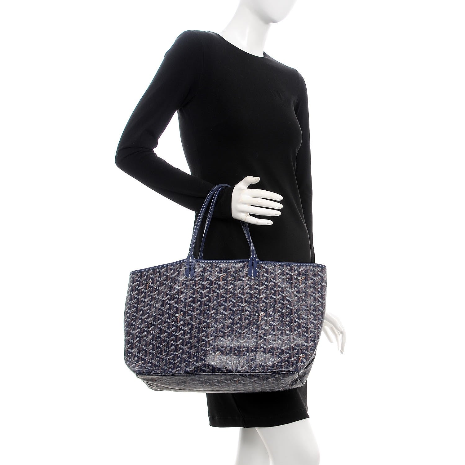 Goyard Goyardine Saint Louis PM Navy 2 of 13