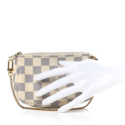 Louis Vuitton Damier Azur Mini Pochette Accessories 2 of 6