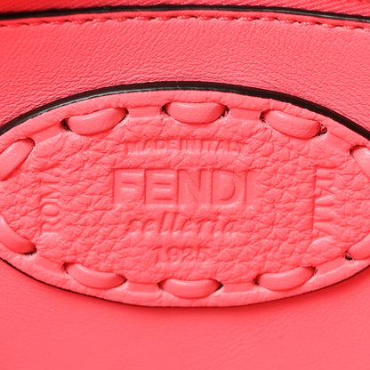 Fendi Cuoio Roma Sellerissima Nappa Sintetica Tape Stitch Baguette Pink Dalia 6 of 10