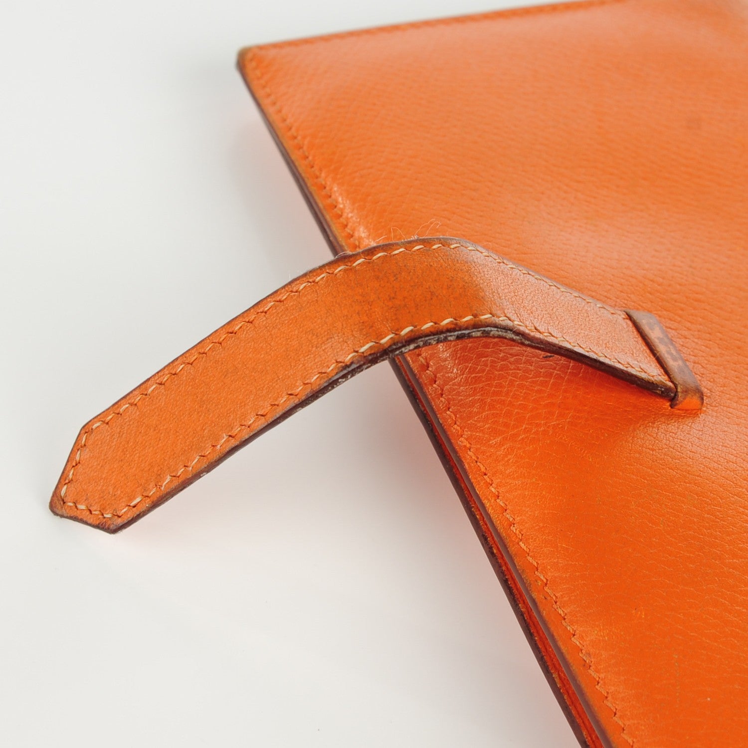 Hermes Epsom Bearn Gusset Wallet Orange 10 of 15