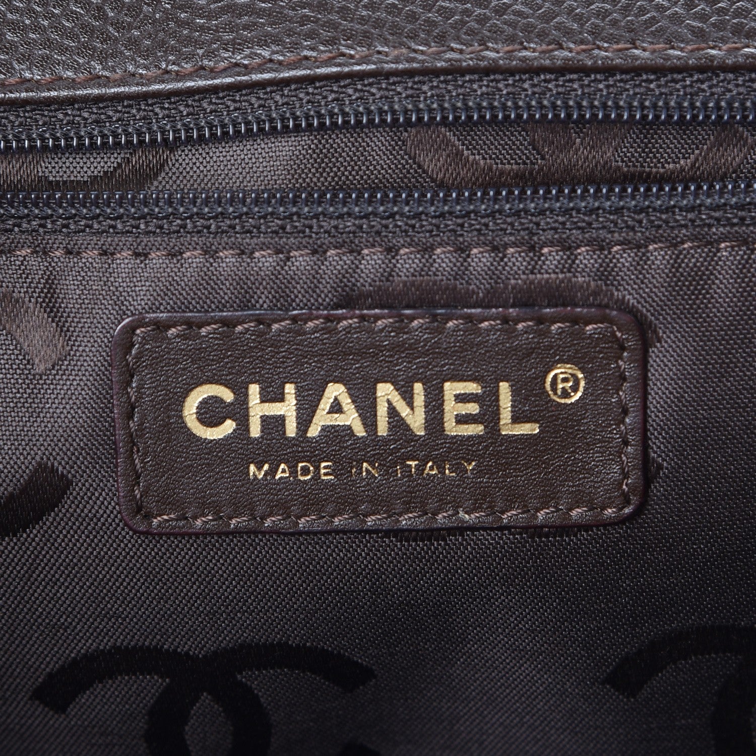 Chanel Caviar Quilted Jumbo Single Flap Brown 6 of 10