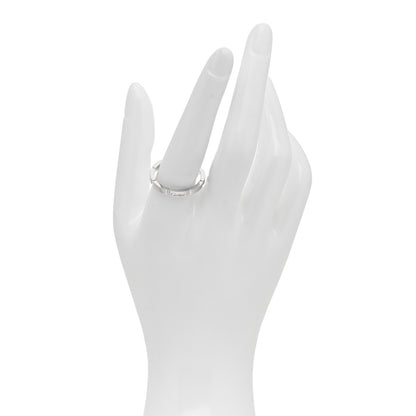 Cartier 18K White Gold 2.5mm Maillon Panthere Wedding Band Ring 59 8.75 2 of 4