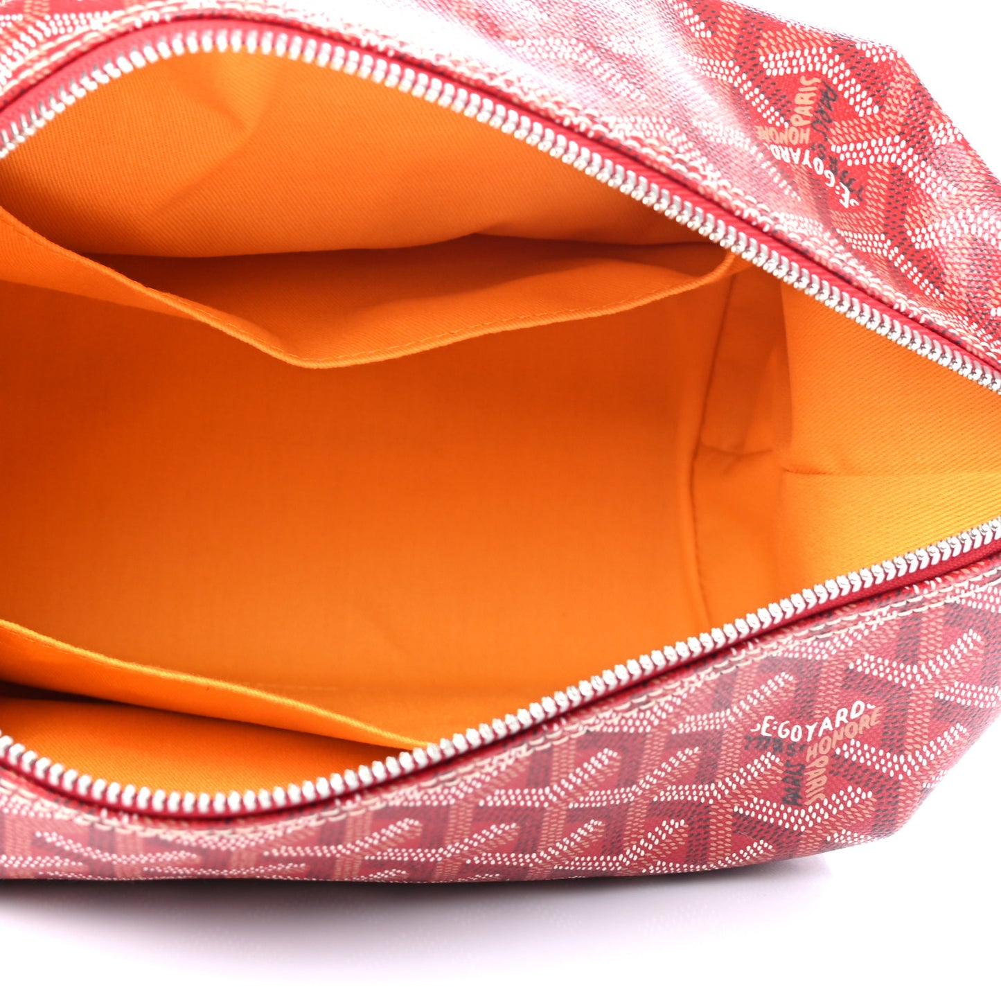 Goyardine Boeing 25 Trousse de Toilette Red